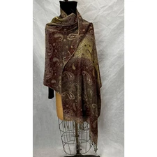 Pashmina - Gold & Shades of Brown 