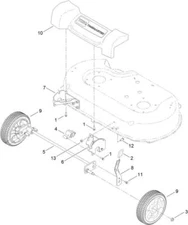 NEW GENUINE OEM TORO PART # 120-7043 ARM SPRING FOR TORO TIMEMASTER LAWN MOWERS