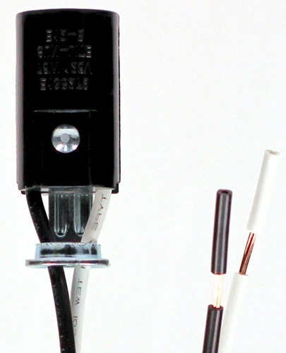 20x 43 mm für E12 Lampenfassung Lichtfassung Kandelaber Birnenfassungen & 6" Draht USA - Bild 4 von 13