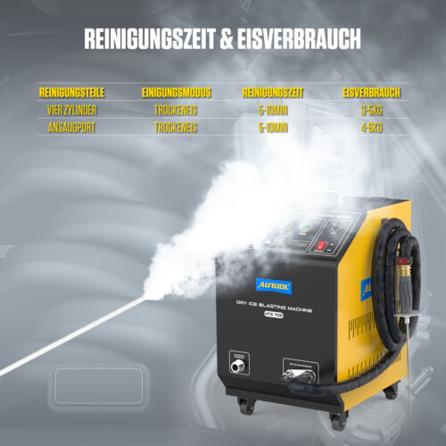 AUTOOL® HTS705 Trockeneisstrahlanlage Trockeneisstrahlgerät Reinigungsmaschine - Bild 4 von 14