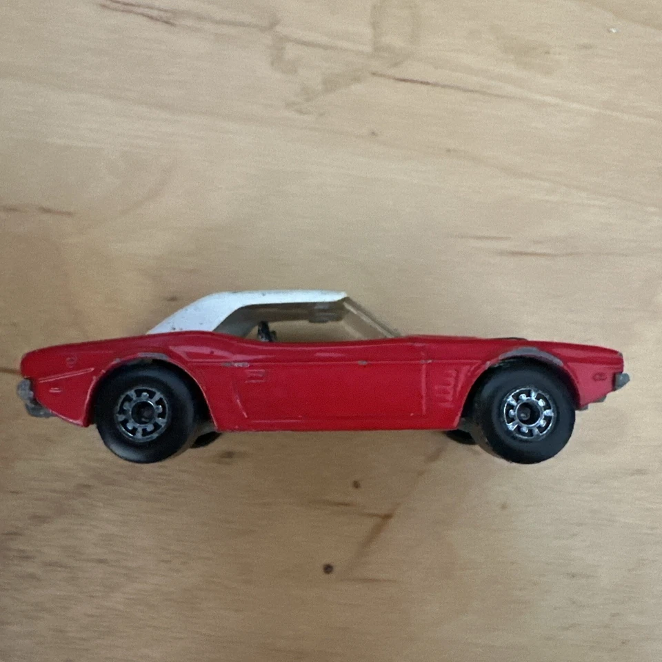 Coche Dodge Challenger Vintage 1975 Matchbox Nº 1 ONE SUPERFAST INGLATERRA LESNEY ROJO Foto 4 de 4