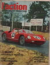 L'ACTION AUTOMOBILE ET TOURISTIQUE 34 1963 SIMCA 1300 HILLMAN IMP FERRARI 250 P