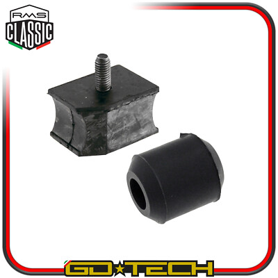 KIT SILENTBLOK BOCCOLA TAMPONE AMMORTIZZATORE POSTERIORE CARTER MOTORE Vespa 50 90 125 Primavera Et3 - Foto 10