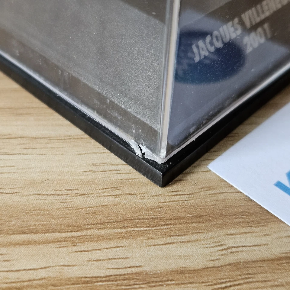 Jacques Villeneuve 2001 Minichamps 1:8 Helmet Collection Honda F1 Formula 1 - Image 2 of 4