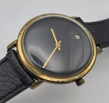 PROJECT TO FIX SANDOZ ROUND SHAPED 12 MARK DATE EU SHIP MENS MANUAL WATCH 9955