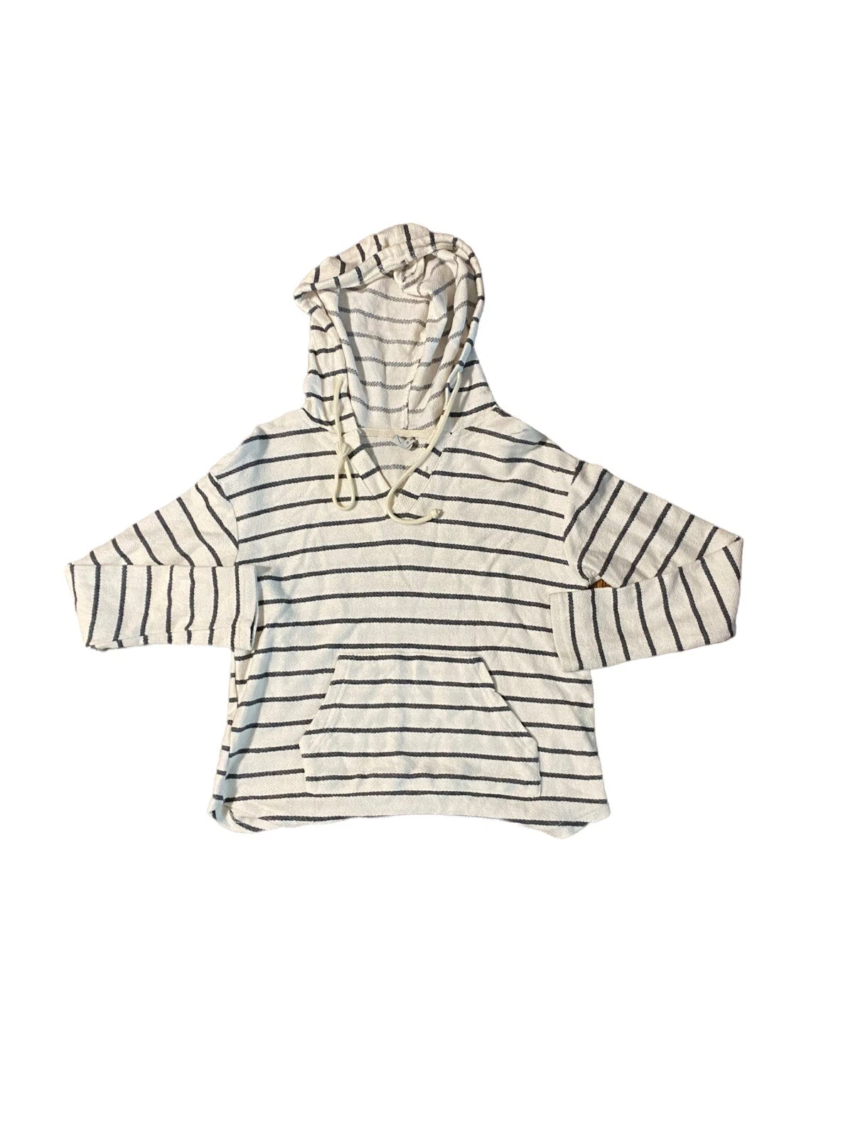 OFF WHITE Paper Crane Anthropologie maglione donna a righe cropped felpa con cappuccio spiaggia taglia XS