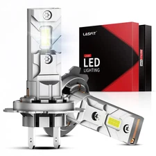 LASFIT H7 LED Headlight Bulb Replace Halogen High/Low Beam 70W 7000LM 6000K 2pcs