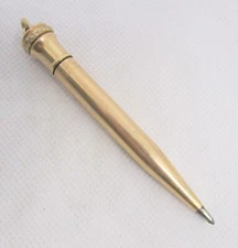 Vintage Wahl Eversharp Ornate Yellow Gold Filled Pendant Fob Pencil ~ 13G