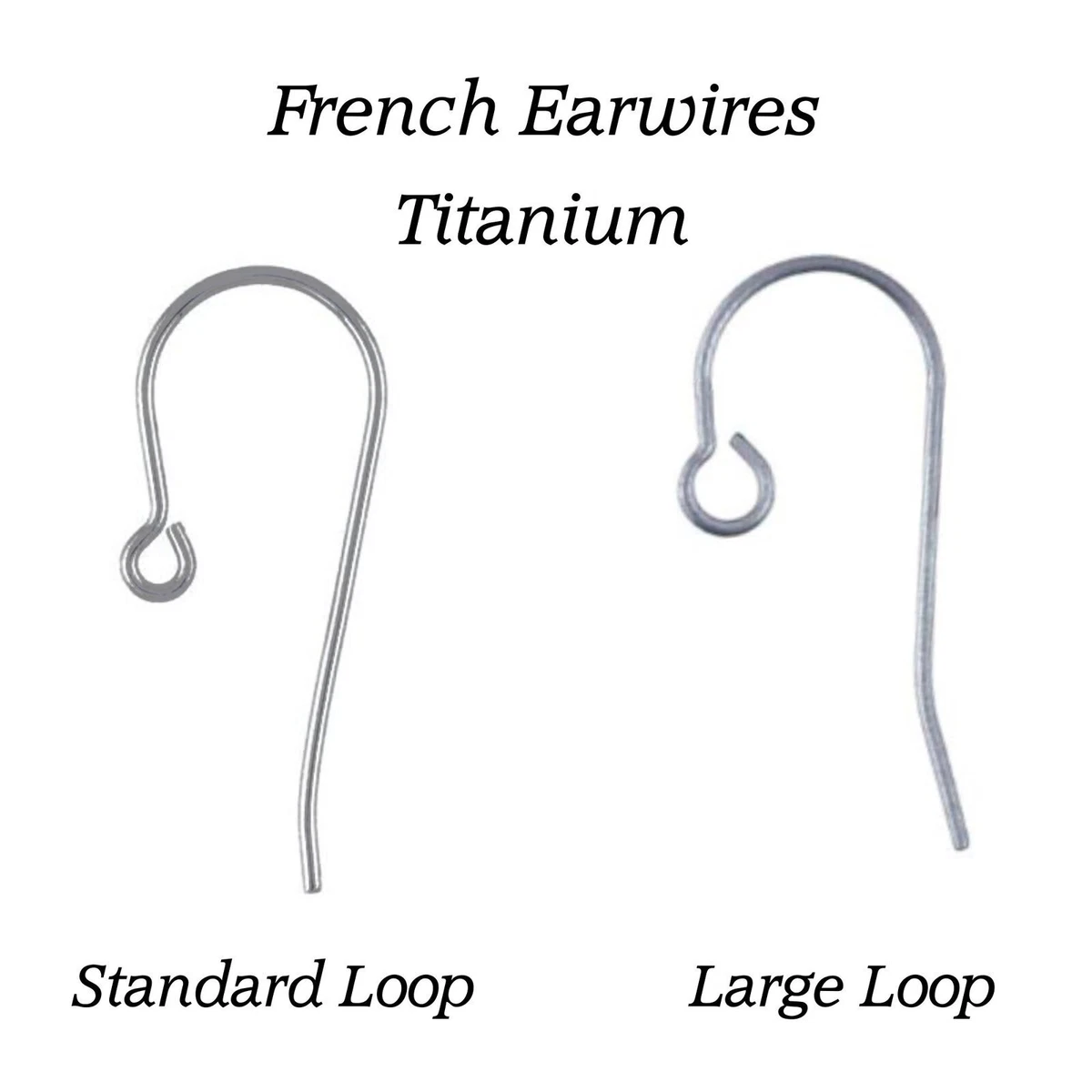 20 Titanium French Earrings People with Super Sensitive Ears