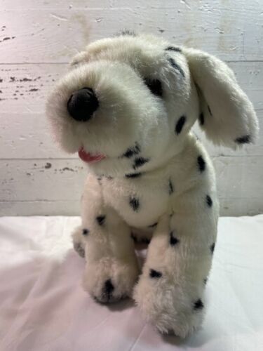 TY 1989 Super Sparky Fire house Dalmatian Dog Black Spots Puppy Stuffed Plush - Picture 1 of 10