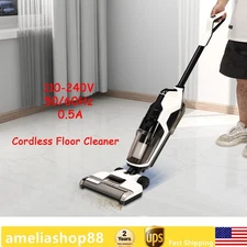Battery Powered All-In-One Cordless Wet & Dry Vacuum Cleaner Mop for Hard Floor