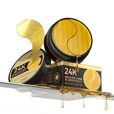 Zzilme 24K Gold Eye Patches - Firming Glowing Hydrating Hydrogel Mask For Puffy