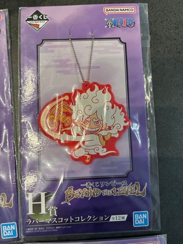 One Piece Ichiban Kuji Rubber Strap Set with Bonus Sticker Random Prize ...