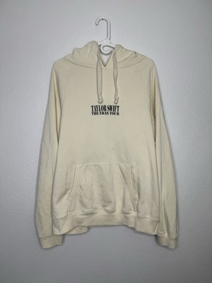 Taylor Swift The Eras Tour Hoodie Cream Beige Official Merch Large Sweatshirt