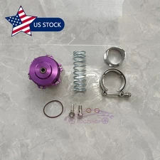 Purple Universal 50mm Blow Off Valve BOV with V-Band Flange Clamp Spring Kit