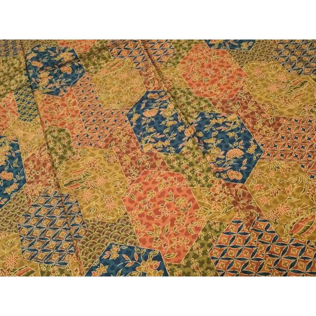 Heiwaya Small Pattern Tortoise Shell Silk Kimono … - image 4