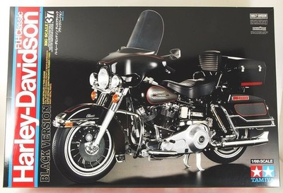 TAMIYA 1/6 Harley-Davidson FLH Classic BLACK VERSION BIG SCALE SERIES NO.37 Rare