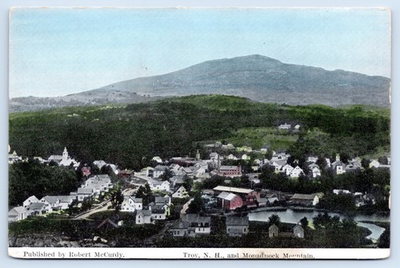 #ad #ad Troy New Hampshire NH And Monadnock Mountain c1910 Postcard $5.97