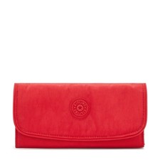 Kipling MONEY LAND Large Purse/Wallet RED ROUGE RRP £49