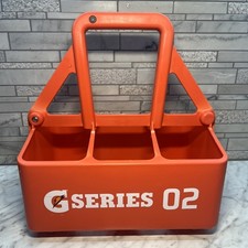 Gatorade G SERIES 02 Squeeze 6 Bottle Water Caddy Sports Hydration H2O Carrier