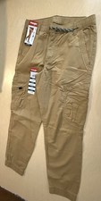 Wrangler Boy's Khaki Cargo Joggers Pants Size (16 Husky) Regular Stretch
