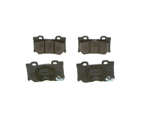 NEU - Bosch 0986494863 Bremsbelagsatz, Scheibenbremse FüR Infiniti-image
