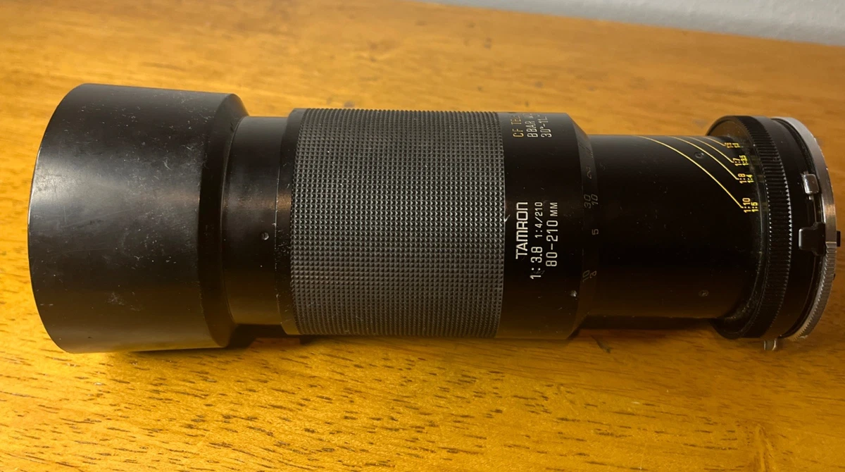Tamron Camera Lenses 80-210mm Focal f/3.8-4 Maximum Aperture for