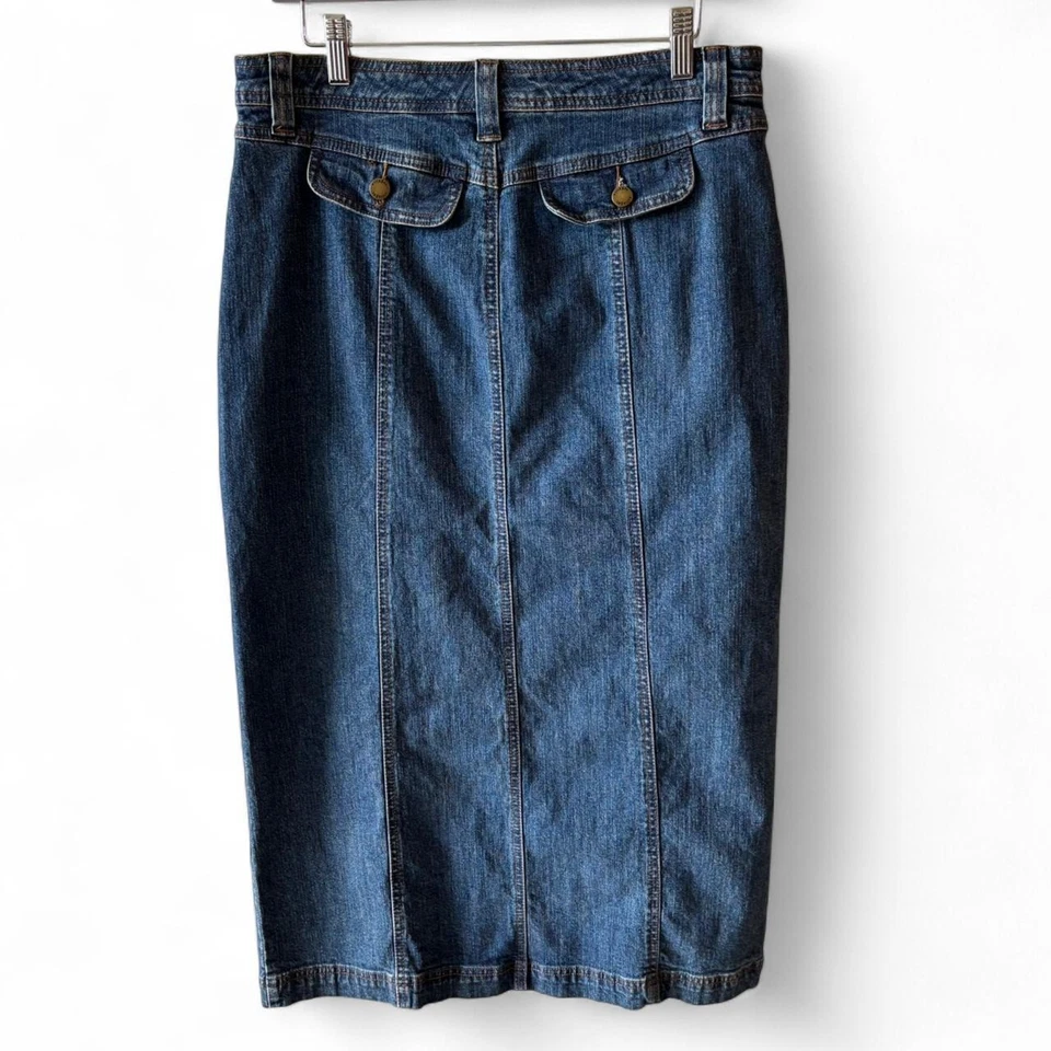 Vintage 90s villager maxi denim skirt — 第 2/4 张图片