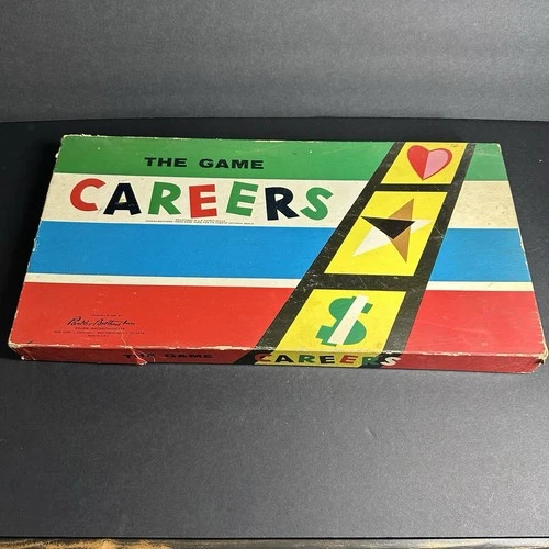 Vintage 1955 Careers Board Game Parker Brothers- Used- Great Condition! Rare!