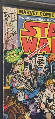 Marvel Star Wars Issue Number 2 Vol 1 Original August 1977 Luke