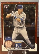 2023 Topps Update Series Brewer Hicklen RC Red Foilboard /199 Kansas City Royals
