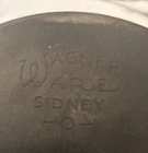 Vintage Wagner Ware Sidney O 1058 E #8 Cast Iron Skillet, 9-11”