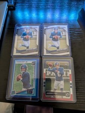 RC Jaxson Dart 4 Card Bundle Optic Blue Prizm, Optic Retro, Prizm Base