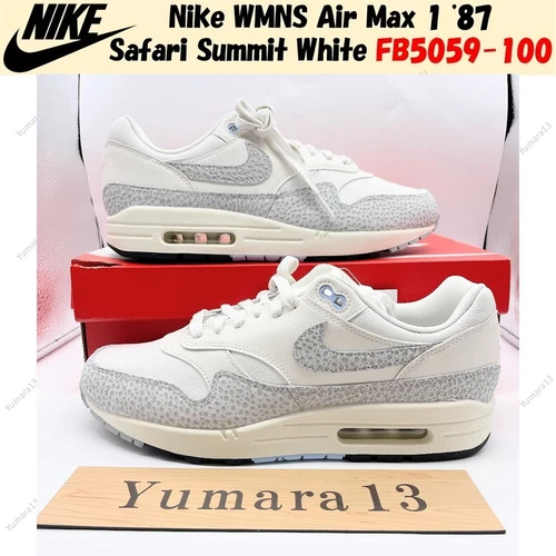 Nike WMNS Air Max 1 '87 Safari Summit White FB5059-100 Women's Size