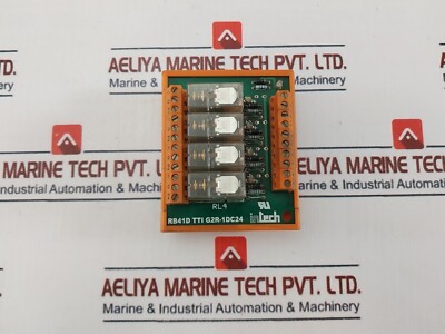 Intech RB41D TTI 4-Channel Relay Module G2R-1DC24 24VDC 10A 250V AC