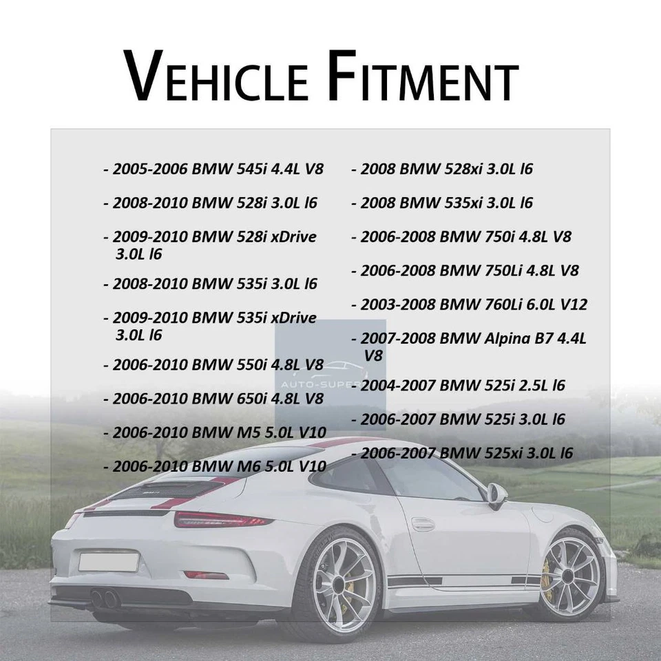 Brazo de control completo trasero superior trasero 2 piezas para BMW 760Li 2003-2008 Foto 2 de 4