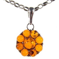 Gift Boxed Baltic Amber Sterling Silver 925 Women's Pendant Jewellery Jewelry Gift Boxed Baltic Amber Sterling Silver 925 Women's Pendant Jewellery Jewelry
