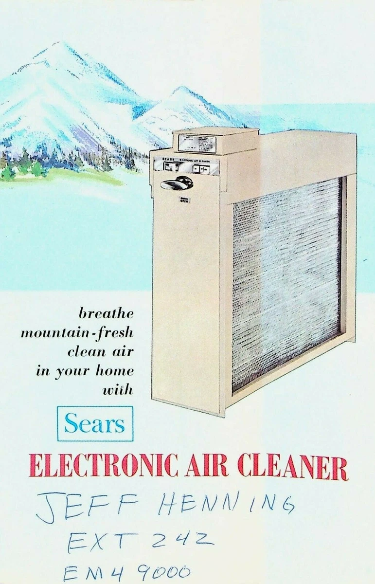 Sears electronic air cleaner deals