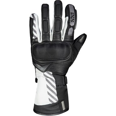 IXS Motorcycle Gloves Glasgow-ST 2.0 Size M Waterproof Gray-Black