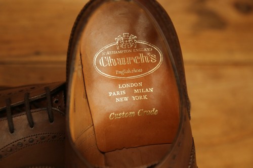 Church's Chetwynd Brown Leather Oxford Brogue Shoes Men's UK 7 G US 8 EU 41 - Picture 5 of 11