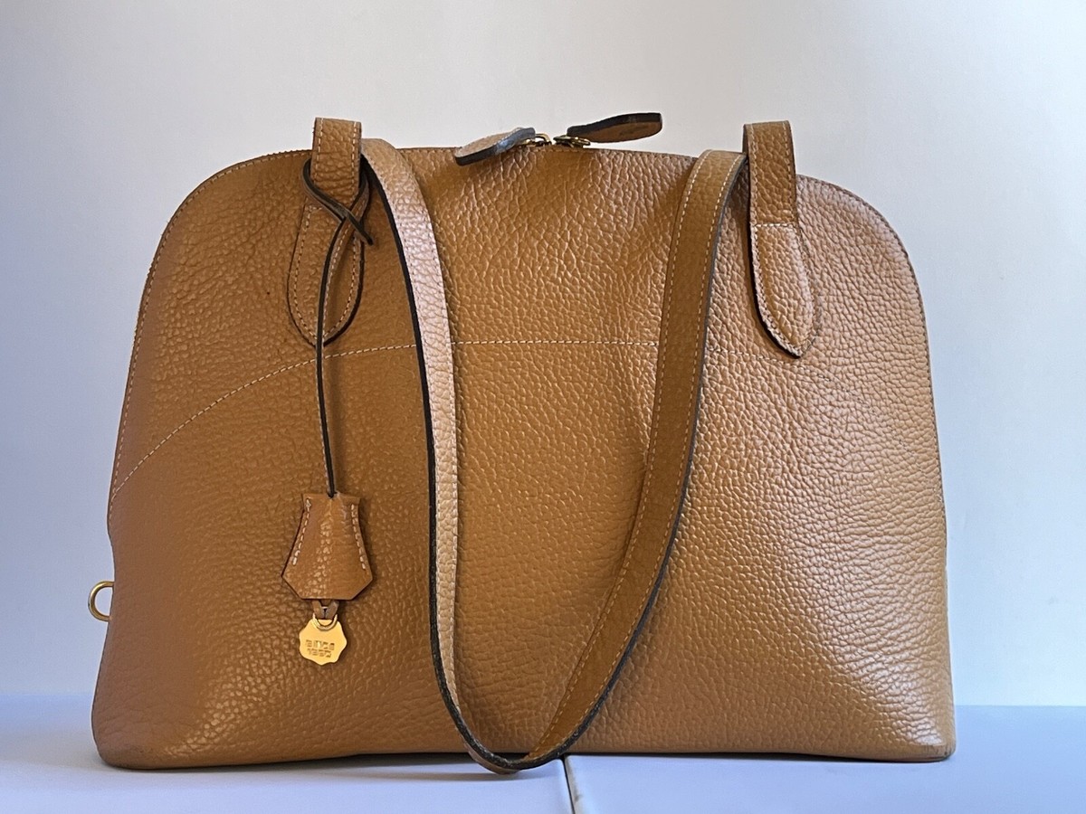 Yurie Nitani from Japan Mustard Yellow Doom Handbag Gold