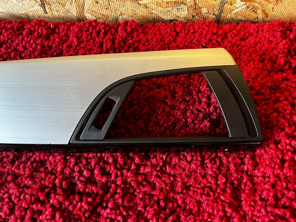 BMW 14-21 F22 ALUMINIO CEPILLADO PLATA MOLDURA TABLERO PUERTA CONSOLA JUEGO MOLDURAS OEM 76K Foto 2 de 4