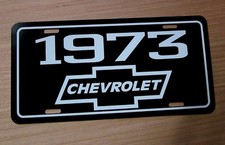 1973 Chevrolet License Plate Tag 73 Chevy Chevelle Malibu Nova Vega Impala Truck