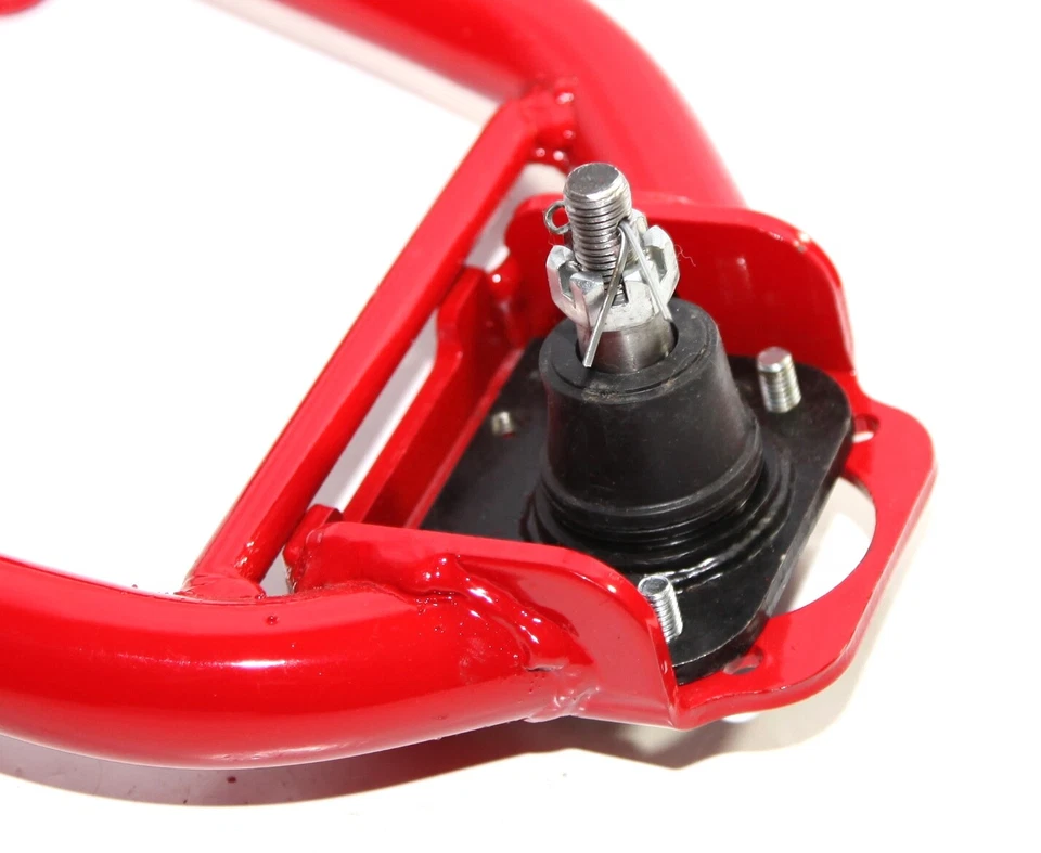 RED Front Upper ADJ. Camber Kit for 92-95 Honda Civic 93-97 del Sol - Image 4 of 4