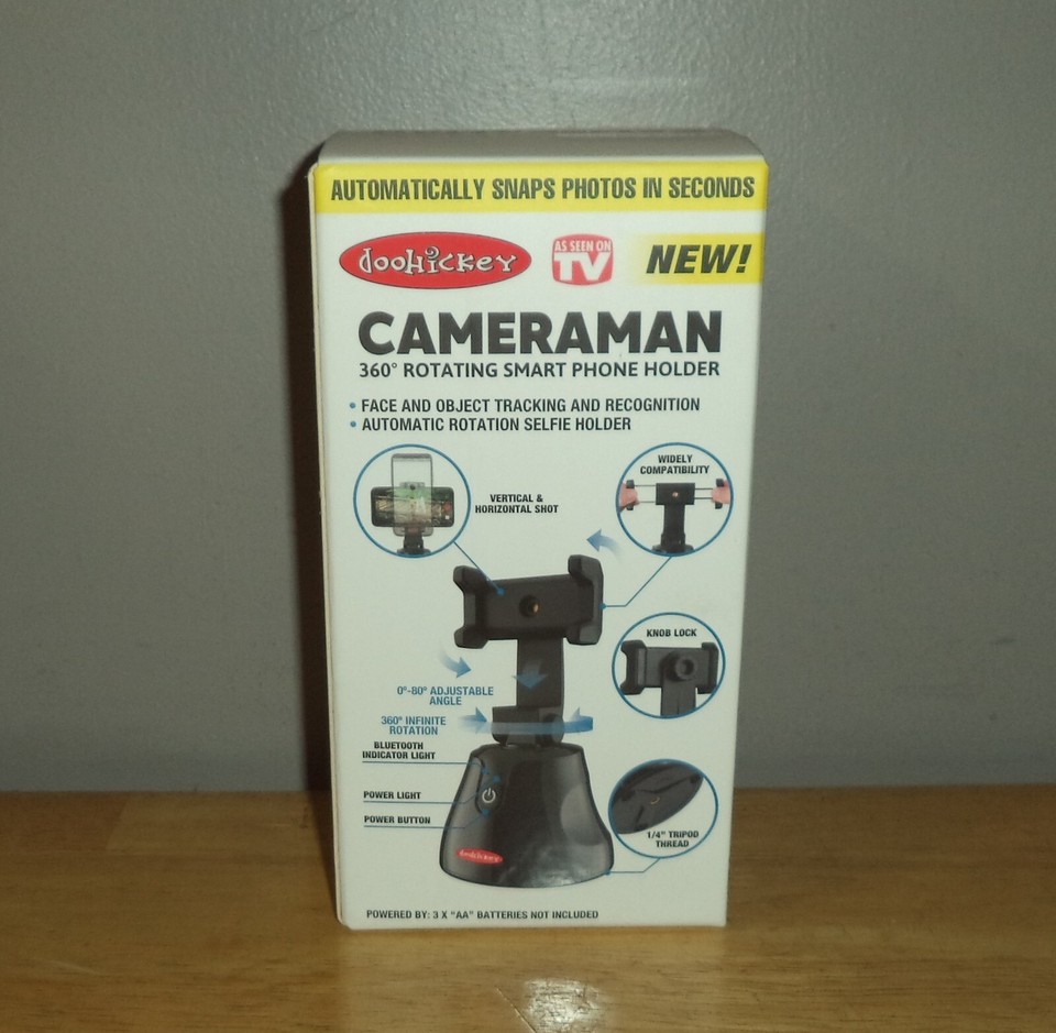 doohickey Cameraman 360° 360 Degree Rotating Smart Phone Holder *NEW