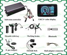 MQ Sabvoton 48v-72v 150A sine wave Controller TFT Color UKC1 Display for 8000W.