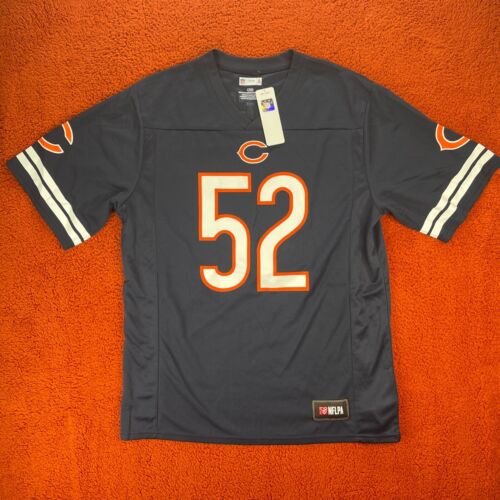 Chicago Bears Mens LARGE Navy Khalil Mack NFL Licensed Team Apparel Jersey - 第 1/11 張圖片