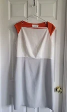 Boss Dekala Color Block Cutout Sheath Dress Size 12 office (4)
