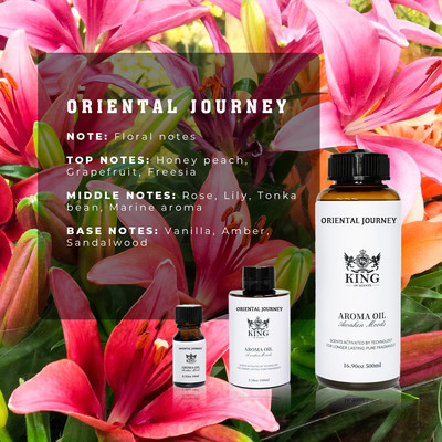 King Of Scents Oriental Journey Aroma for Oil Scent Diffusers - (10ml-100ml-500 