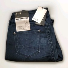 NEW - Seven7 Women's Tummyless Skinny Jeans, Size 10, Stretchy, Dark Blue